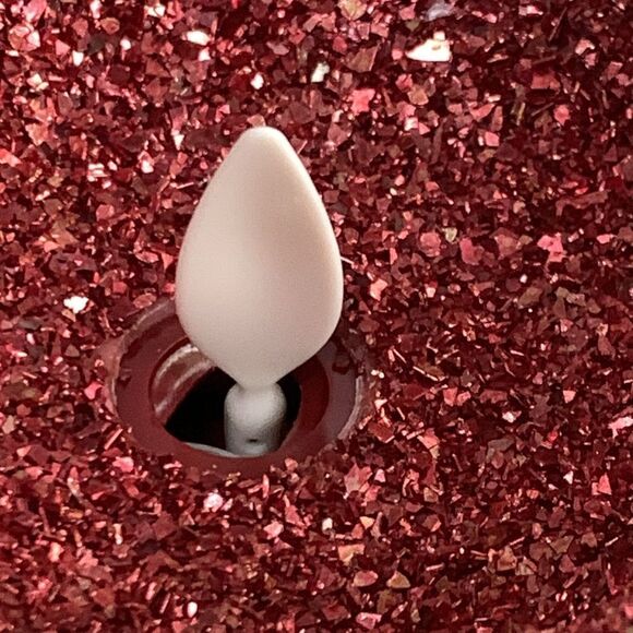 Luminara Red Glitter 5” Red Pillar
Flameless Indoor Candle With Remote - Picture 9 of 16